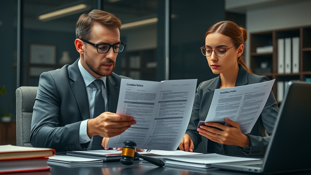 Compliance officer reviewing advertising policies for scaling paid ads
