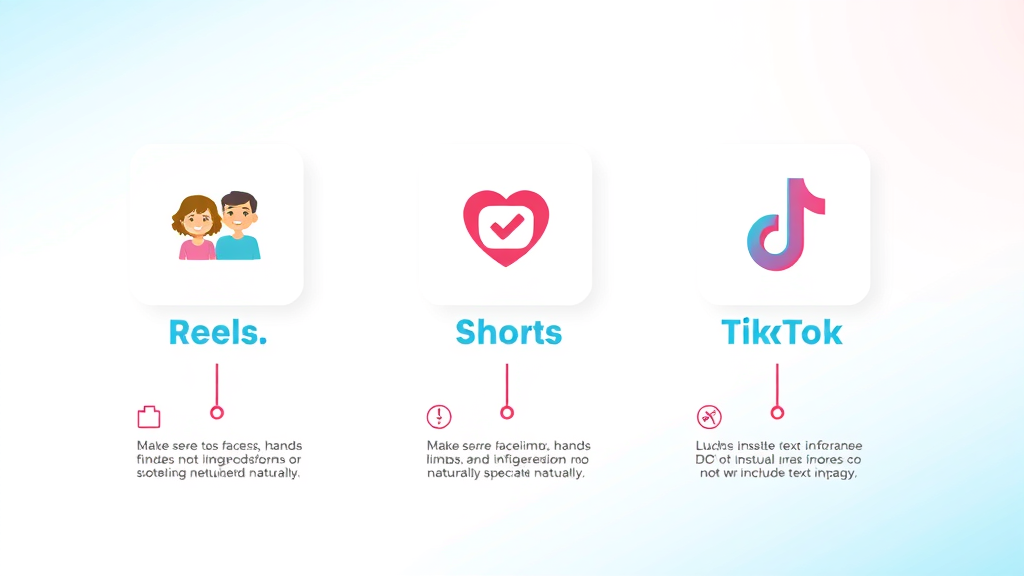 Infographic illustrating the types of short-form videos including Reels, Shorts, TikToks with platform icons