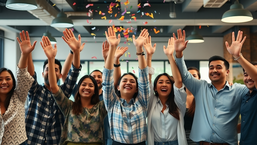 Small business owners celebrate growth from AI success