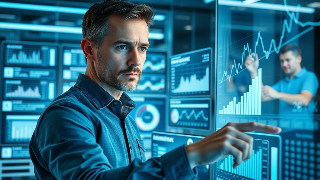 Professional analyst studying algorithm metrics and test group strategies promoting viral reach beyond follower count