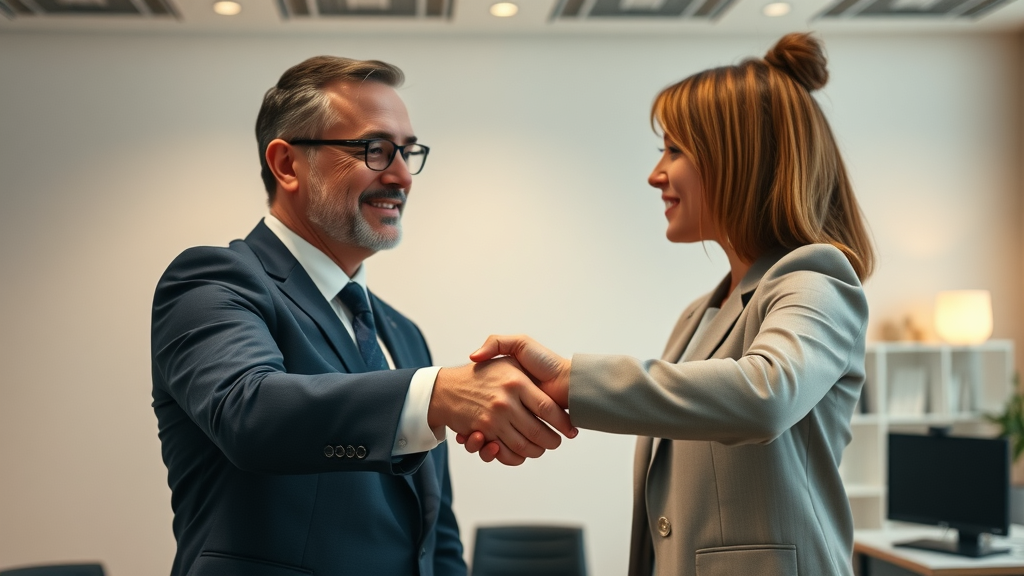 Building trust with proof in advertising through a business handshake