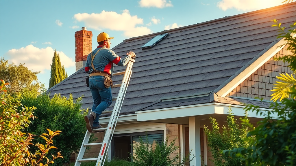 Professional roof inspection highlighting expertise