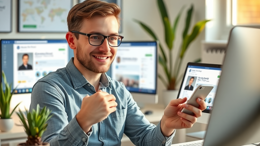 Social media manager responding to Facebook ad comments effectively boosting building comments on Meta ads