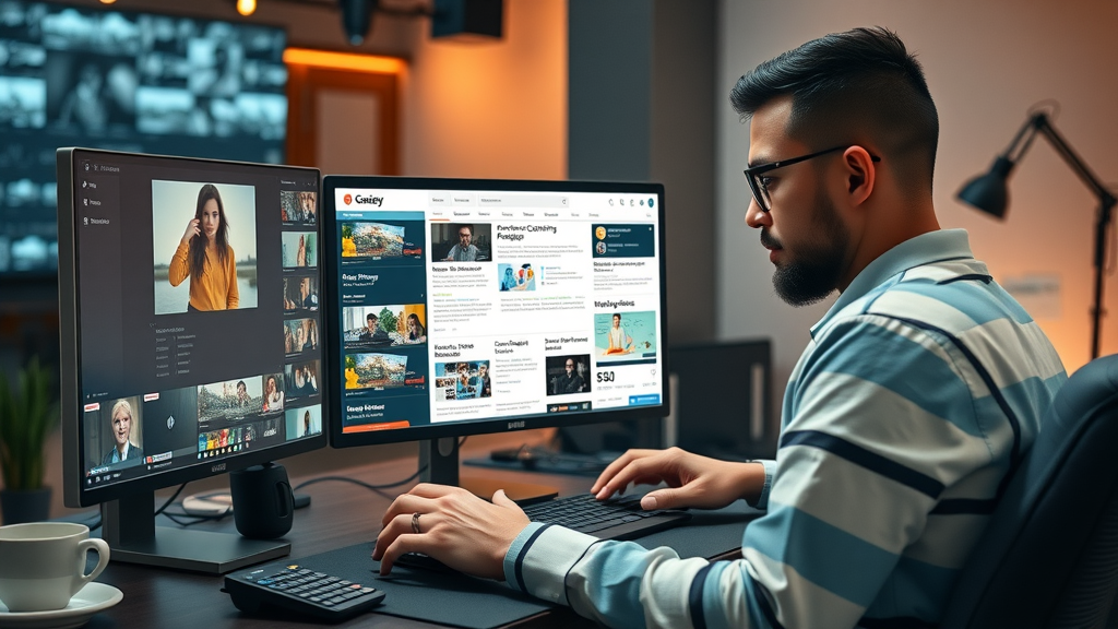 Content creator designing multimedia rich SEO articles advancing google ai mode seo success