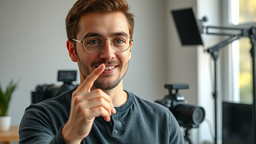 dynamic YouTube content creator optimizing video length to improve watch time