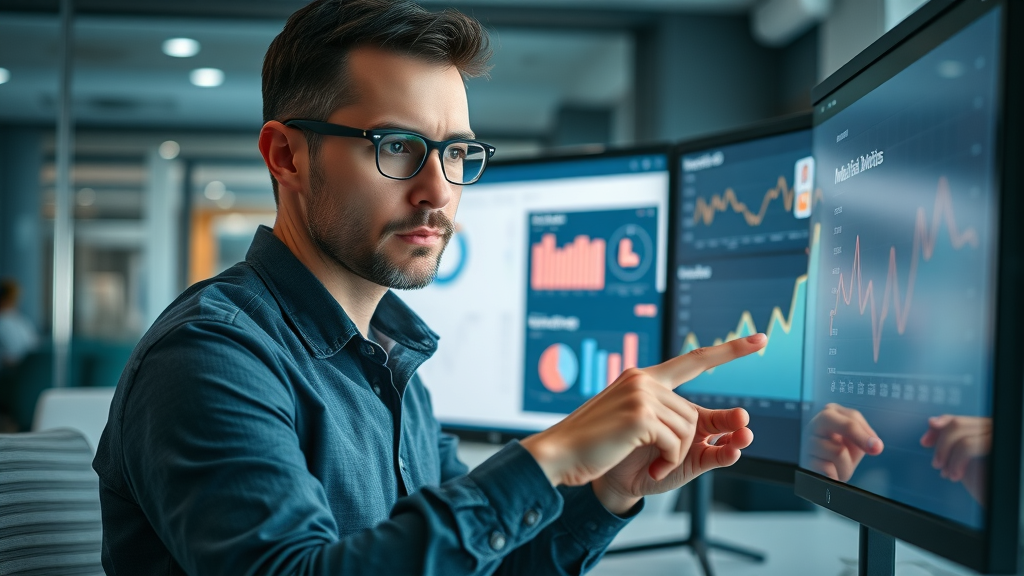 Professional social media marketer analyzing Meta engagement objective metrics