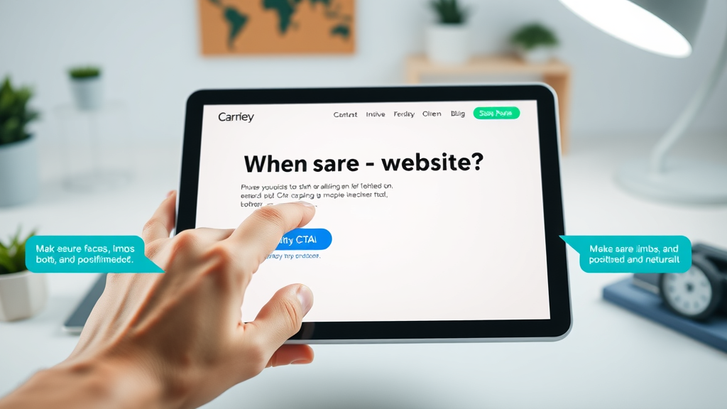 sleek landing page with compelling CTA for high lead generation conversion rates