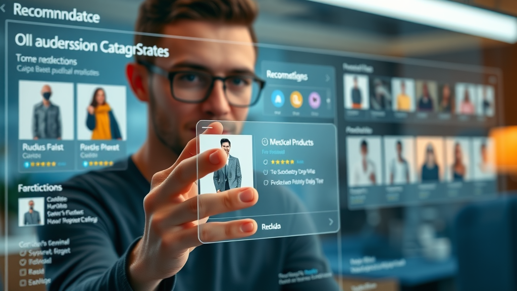 Social commerce trends AI-powered product recommendation system highlighting suggested products
