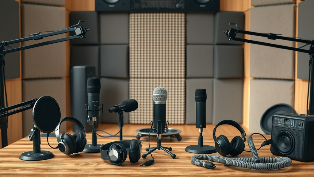 Starting a podcast 2025 - affordable podcast equipment including microphones and headphones