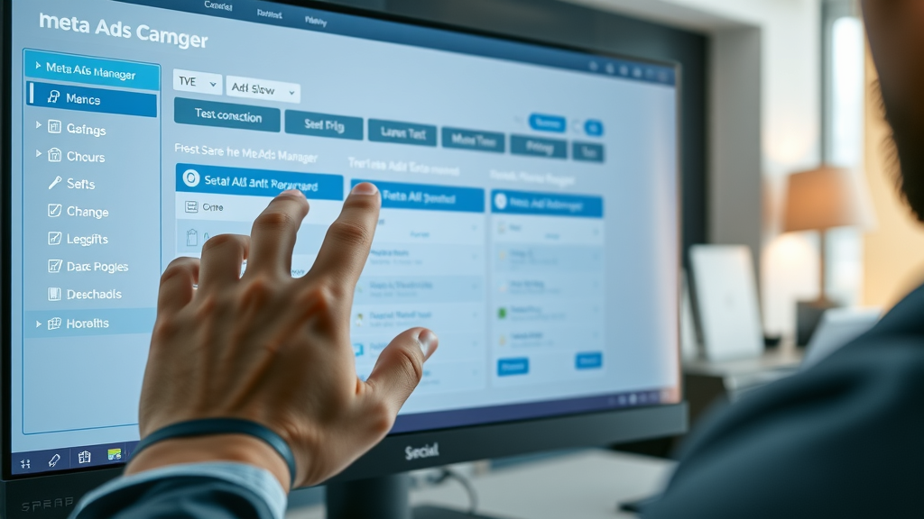 User navigating Meta Ads Manager to enable combined likes and reactions for better building comments on Meta ads