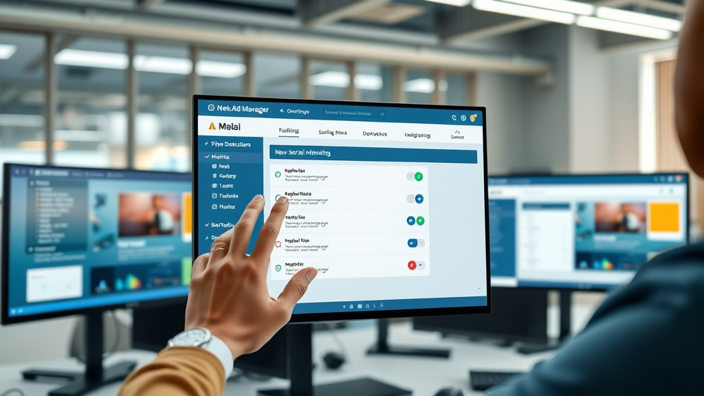 Meta Ads Manager dashboard with new Social Information settings enabled to boost Meta ad engagement trends
