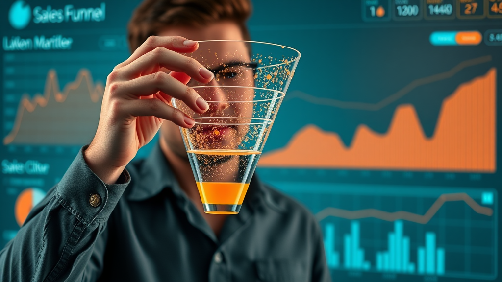 Visualization of sales funnel balancing friction to improve lead quality in paid advertising trends