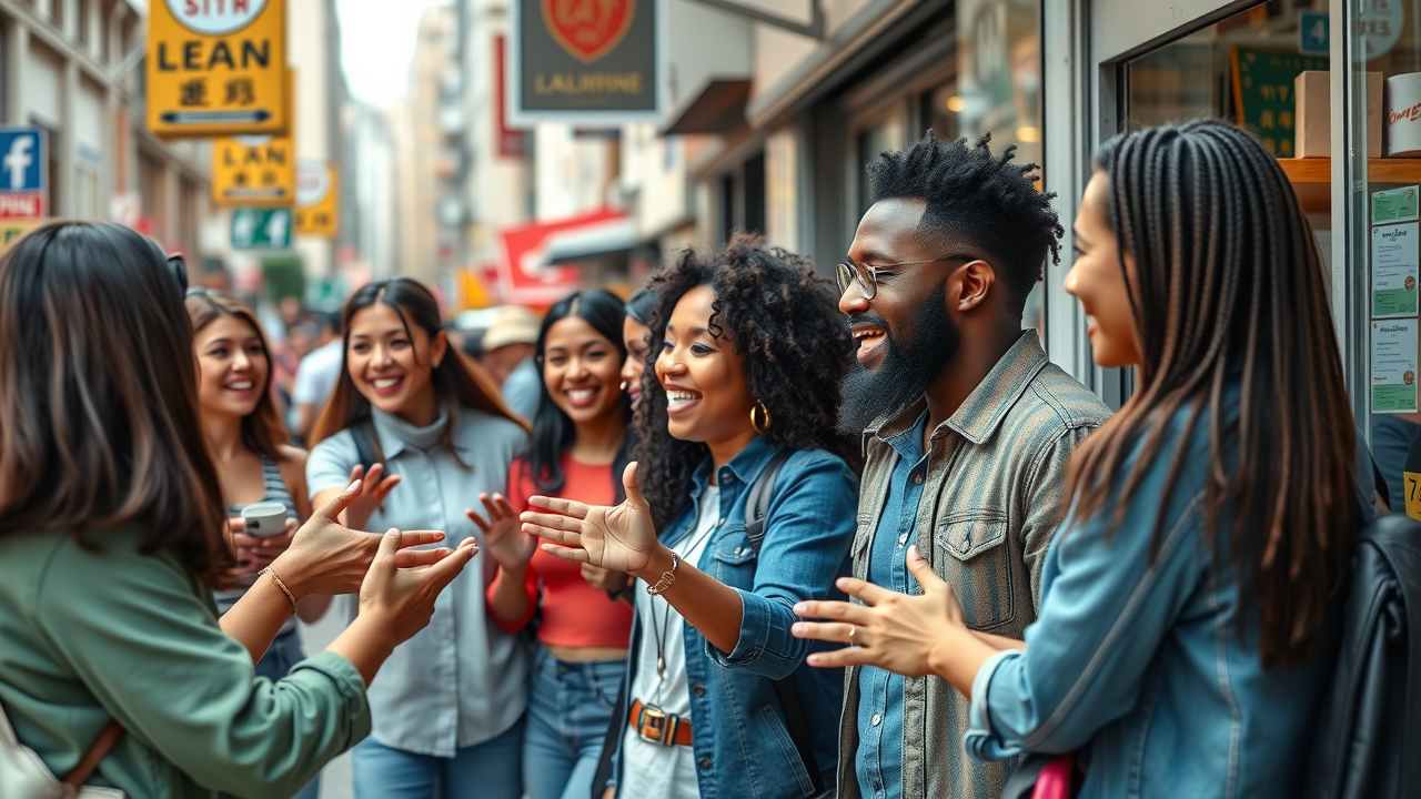 Dynamic Facebook ad campaign showing local business lead generation