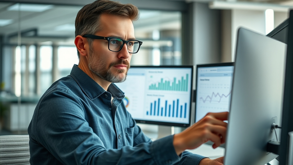 Expert conducting keyword gap analysis for AI SEO strategy