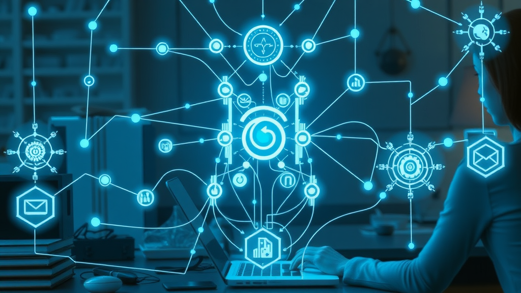 Integrated AI system connecting various sales tools for seamless sales team collaboration, ai tool, ai sales agent, sales process