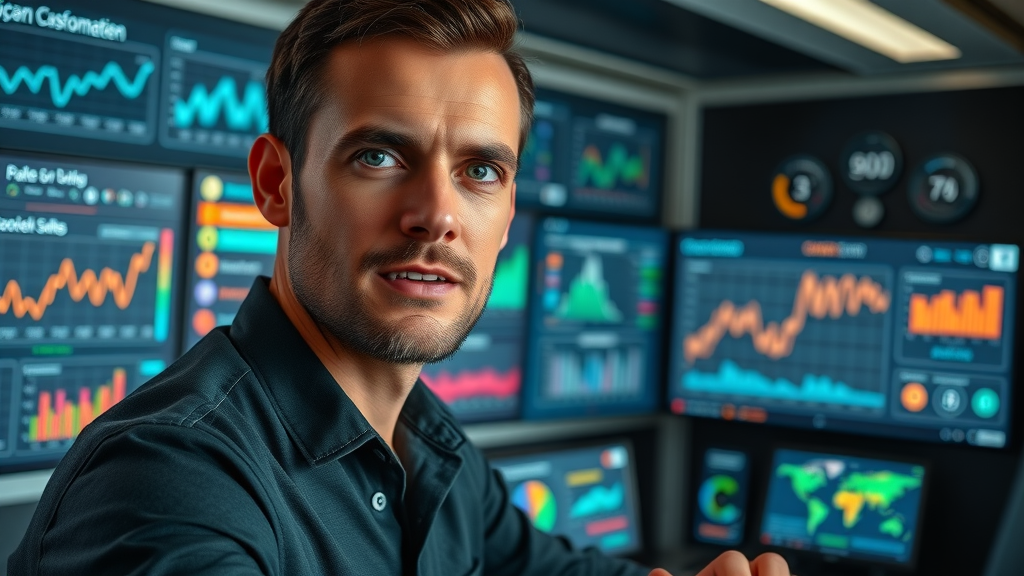 AI-powered CRM dashboard highlighting upsell opportunities, AI sales agent, sales team analytics