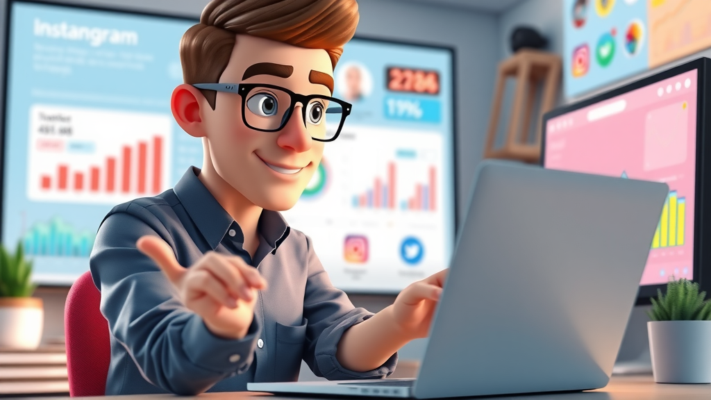 Marketer analyzing Instagram user demographics and audience insights for story engagement. how to use instagram stories to drive sales