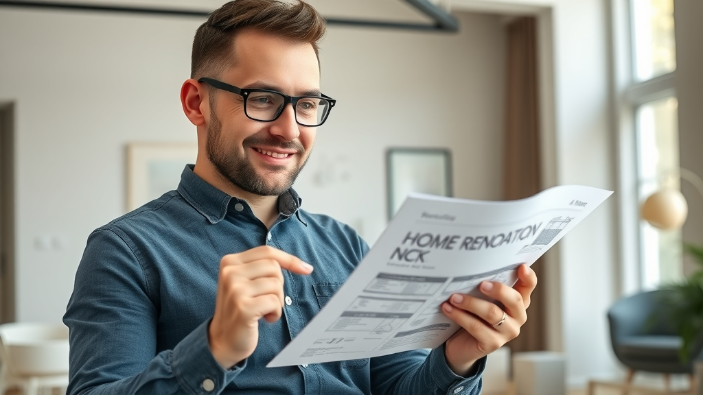 contractor reviewing business website update, website development and optimization for small business
