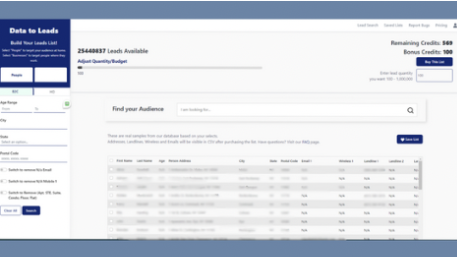 Get targeted leads when you need them.