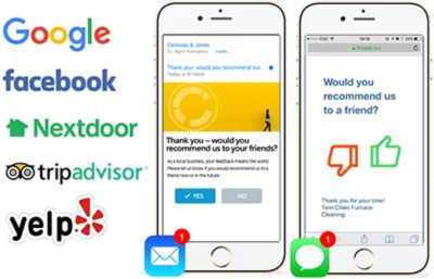 Google, Facebook, Nextdoor, Tripadvisor and Yelp are good places to get reviews