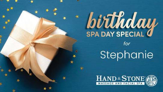 birthday spa day special