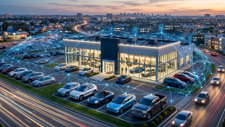 Geofence a car dealership